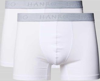 Hanro Trunks mit Label-Details im 2er-Pack in Weiss, Größe XXL