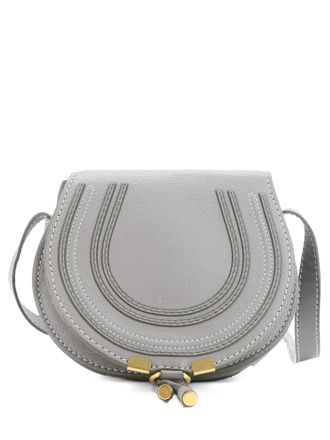 Chloé Marcie Leather Mini crossbody bag - Grigio