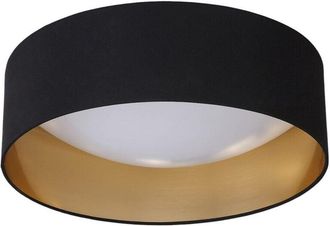 Lindby L&aacute;mpara De Techo coleen En Negro Textura, Tela, Tejido, Seda - Lindby