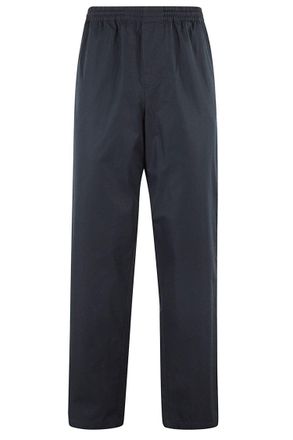 Aspesi Navy Blue Straight Fit Cotton Poplin Pants