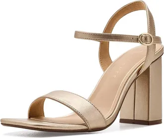 Journee Collection Tivona Womens Sandals Gold : 8.5 M, Synthetic