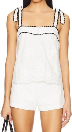 Heartloom Womens Mienna Top In Eggshell
