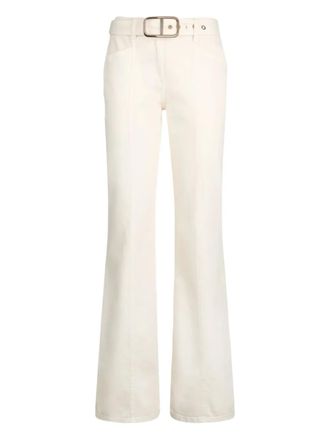 Liu Jo stretch-cotton trousers - White