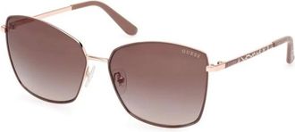 Guess Sunglasses, female, Beige, 59 MM, Square Sunglasses