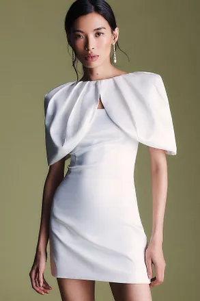 Mare Mare Structured Satin Capelet