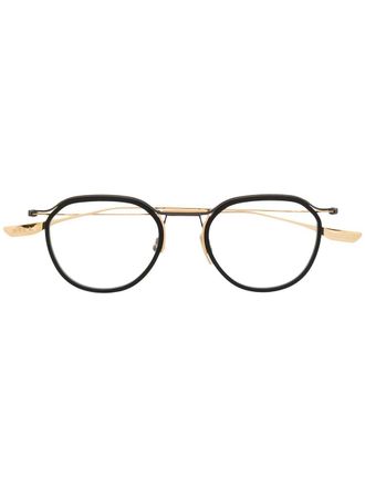 Dita Eyewear Schema Two reading glasses - unisex - Acetate/Titanium - 49 - Black