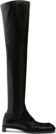 Jil Sander Stivali alla coscia - Nero