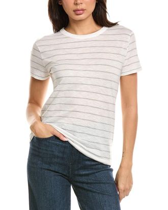 Vince Stripe Crewneck Top