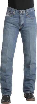 Cinch Relaxed Fit White Label Jeans In Medium Stonewash