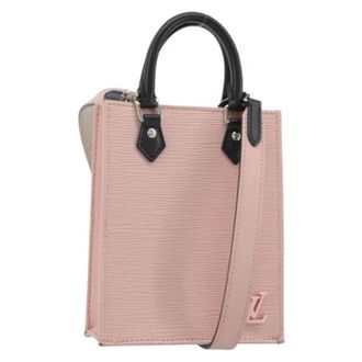 Louis Vuitton Tweedehands leren Louis Vuitton tassen - Dames - Pre-owned - Roze - Maat: ONE Size Leer