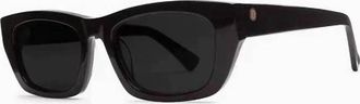 Electric Womens Cantania Sunglasses In Gloss Black/grey Polarized