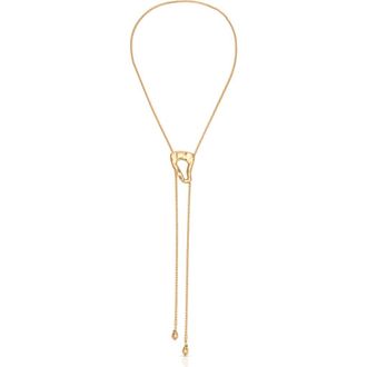 Ettika Molten Muse Bolo Necklace in Gold at Nordstrom