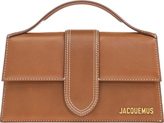 Jacquemus Womens Le Grand Bambino Bag - Brown Leather - One Size
