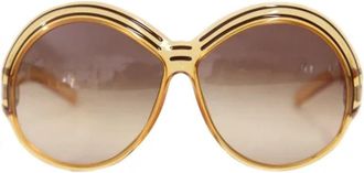 Dior Pre-owned Acetate sunglasses - Dames - Vintage Accessoires - Geel - ONE Size - Vintage