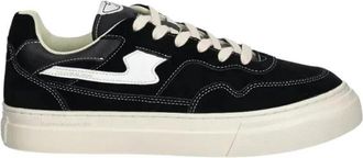 Stepney Workers Club Pearl S-Strike Suede - Heren - Sneakers - Zwart - 37 EU - Leer - Schoenen
