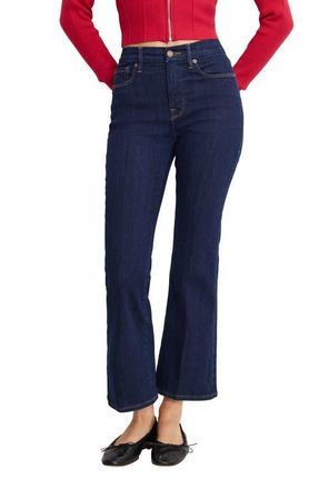 Good American Good Legs Crop Mini Bootcut Jeans in Indigo1153 at Nordstrom, Size 12