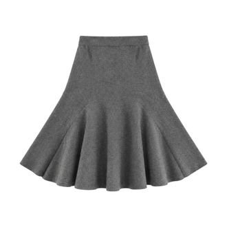 Seventy Faldas Midi - Skirts - Mujer - Gris - XS