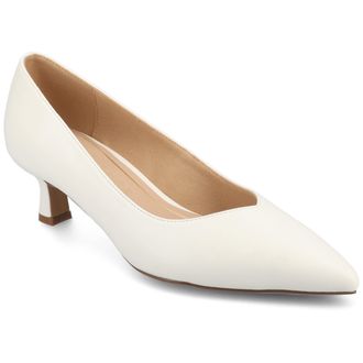 Journee Collection Women & apos;s Pammie Medium and Wide Width Pumps