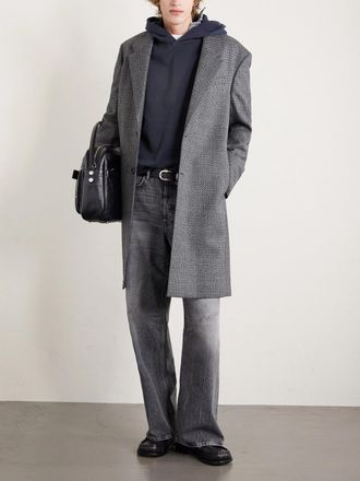 Acne Studios Otam Houndstooth Wool Coat