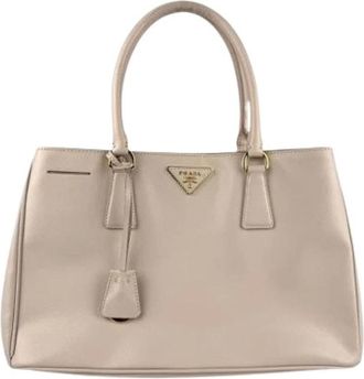 Prada Pre-owned Handbags, female, Beige, Size: ONE SIZE Pre-owned Leather prada-bags