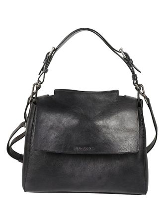 Orciani Sveva Medium Structured Calfskin Shoulder Bag