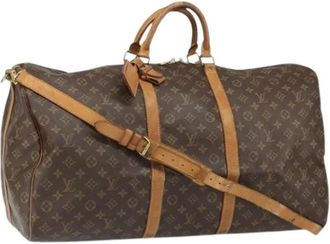 Louis Vuitton Pre-owned Weekend Bags, female, Brown, Size: ONE SIZE Pre-owned Vintage Weekend Bag