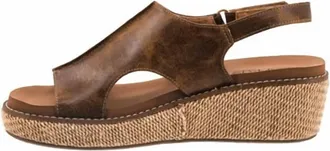 Corkys Footwear Womens Volta Ii Wedge Sandals In Chestnut