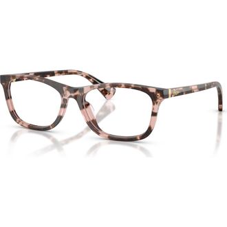 Ralph Lauren 55mm Rectangle optical glasses in Tortoise at Nordstrom