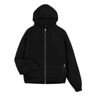 Represent Zip-throughs, male, Black, Size: XL Knitwear