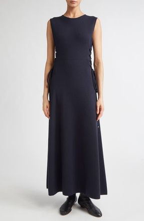 Max Mara Delfi Wool Knit Midi Dress in Ultramarine at Nordstrom, Size X-Small
