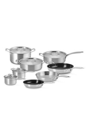 LE CREUSET Essential Stainless Steel 13-Piece Cookware Set at Nordstrom