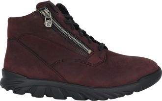 Ganter Enkellaarsje met brede pasvorm - Dames - Veterlaarzen - Rood - 42 EU - Schoenen