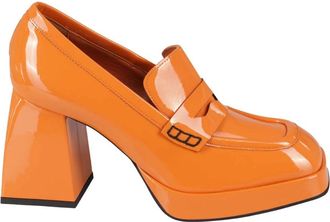 Giampaolo Viozzi Elegante Yana Hakken - Dames - Pumps - Oranje - 37 1/2 EU - Leer - Schoenen