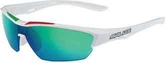 Salice 011 ITA BIANCO/RW VERDE Mens Sunglasses White Size 122