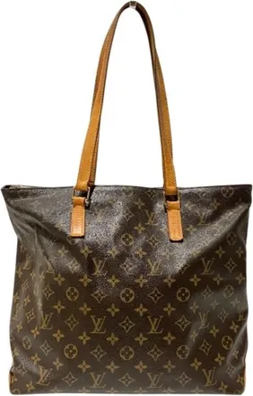 Louis Vuitton Brown Monogram Handbag Tote Bag (Pre-Owned)