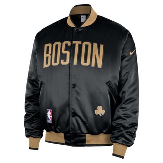 Nike Boston Celtics City Edition Nike Mens NBA Premium Jacket in Black | HQ5759-010