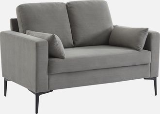 Sweeek Sof&aacute; De Pana Con Patas De Metal, 2 Plazas