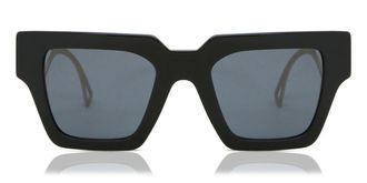 Versace VE4431 GB1/87 Womens Sunglasses Black Size 50