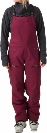 FlyLow Moxie Ski Bib In Ruby