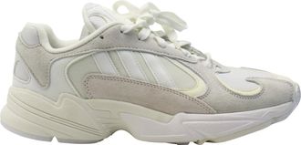 adidas Originals Adidas Originals Yung 1 Sneakers in White Suede