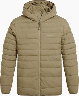 Craghoppers Mens Craghoppers Mens Compresslite IX Hooded Padded Jacket - Tan - Size: 40/Regular