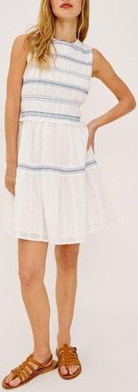 Rails Elia Sleeveless Minidress in White at Nordstrom, Size Xx-Large