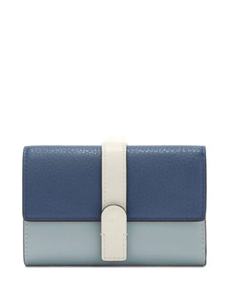 Furla Grazia Compact M leather two-tone wallet - Blue