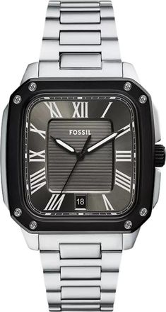 Fossil Accessoires, Heren, Grijs, ONE Size, Crosby