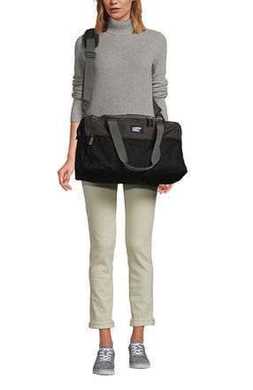 Lands End Small All Purpose Travel Duffle Bag in Oxidized Gray Heather at Nordstrom, Size Medium