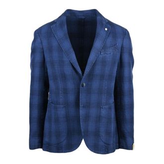 L.B.M. 1911 Formal Blazers, male, Blue, Size: L Blazer Stondato