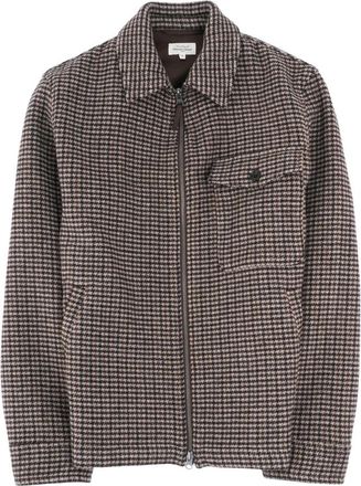 Hartford Dandy Short Cruiser Jacket - Heren - Zomerjassen - Bruin - L - Wol - Jassen