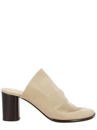 Christophe Lemaire Glove Lamb Leather Block Mules