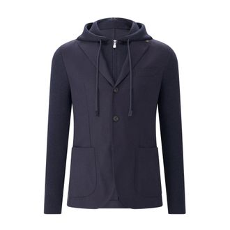 Gran Sasso Heren, Truien, Blauw, Maat: L Wol