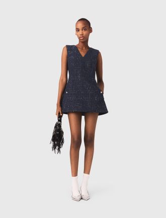 Maje Playsuit Dress - Navy - Maje